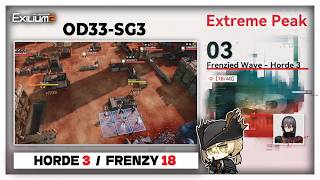 EXTREME PEAK OD33-SG3 / FRENZY 18 CLEAR GUIDE FOR HORDE 3 [ GIRLS' FRONTLINE 2: EXILIUM ]