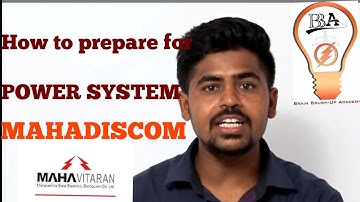 PART1- POWER SYSTEM PREPARATION TIPS FOR MAHADISCOM/ TRASCO/GENCO