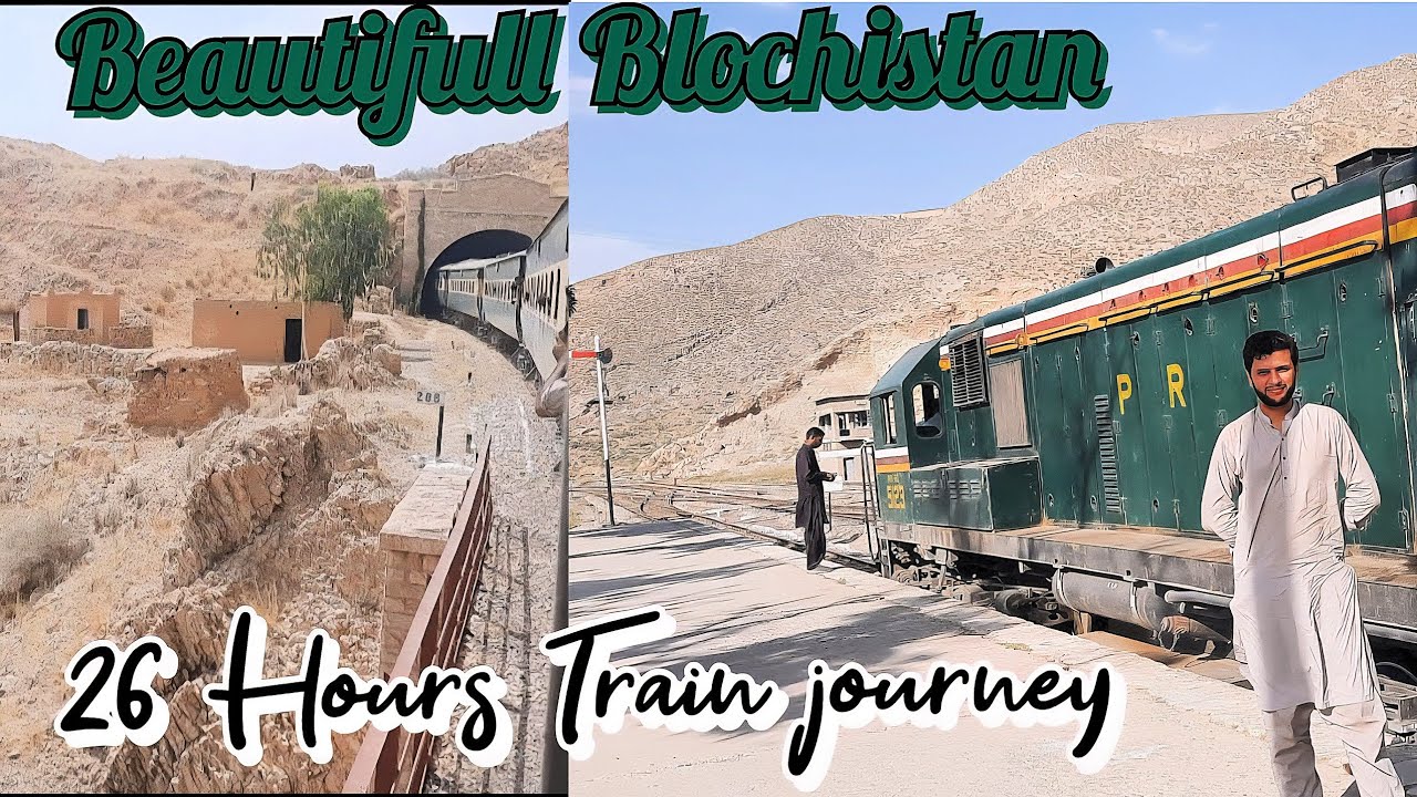 26 Hours Train Journey from Lahore to Quetta Blochistan | Crossed Magical Bollan Pas by Train 2023
