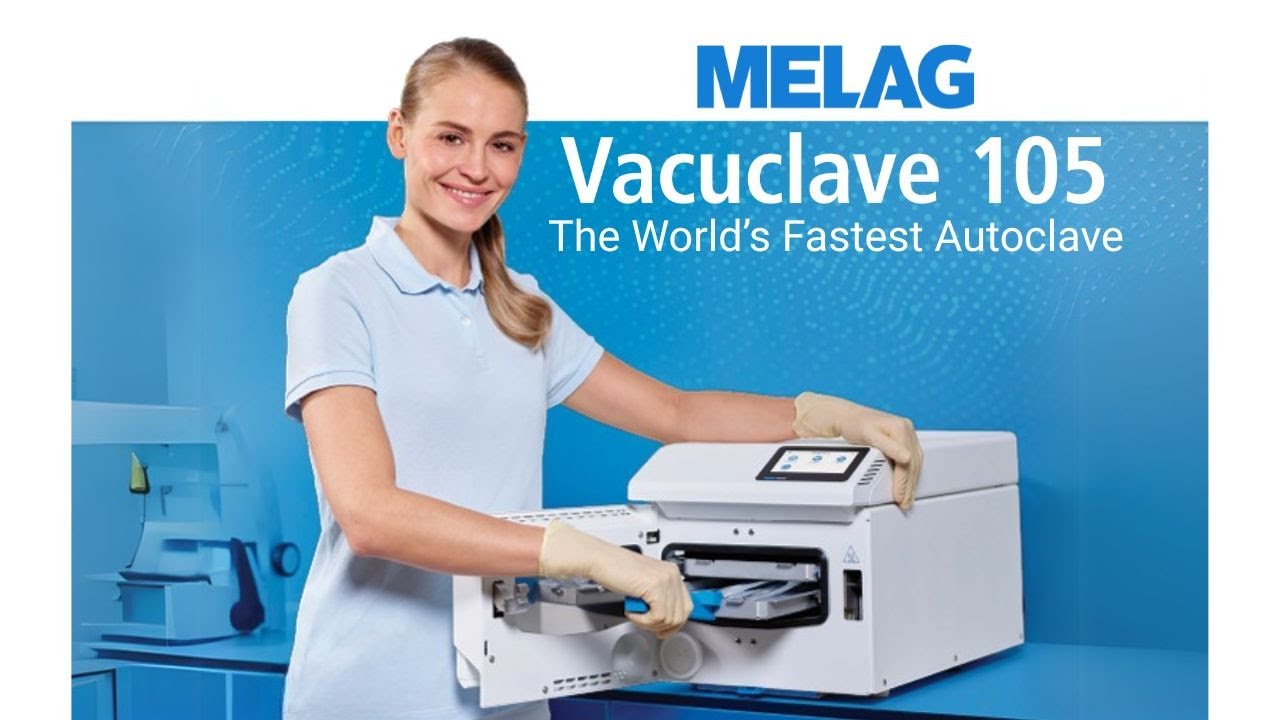 World's fastest B-Class Autoclave Melag Vaccuclave 105