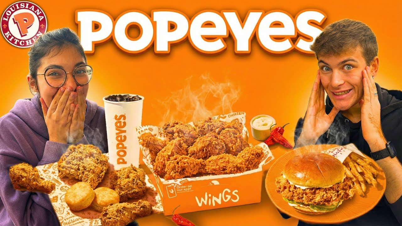 POPEYES arriva in ITALIA: assaggiamo il leggendario POLLO della LOUISIANA! | BimbiGiganti