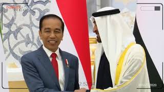 21 Kali Suara Dentuman Meriam Sambut Presiden Jokowi di ABU DHABI