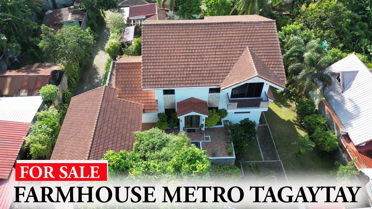 FARMHOUSE FOR SALE METRO TAGAYTAY | FARM HOUSE TOUR B50 RESHARE !"