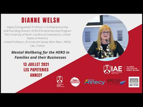 Podcast - Conférence Dianne Welsh "Mental Wellbeing for the HERO in Families and their Businesses"