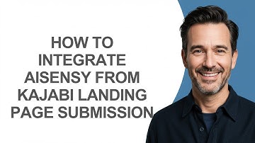 How to Integrate Aisensy From Kajabi Landing Page Submission - KevinHowTo