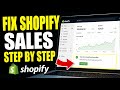 How to Fix Shopify Sales Concerns - Step By Step