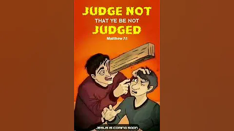 🤫Do not judge, or you too will be judged.Matthew 7:1
