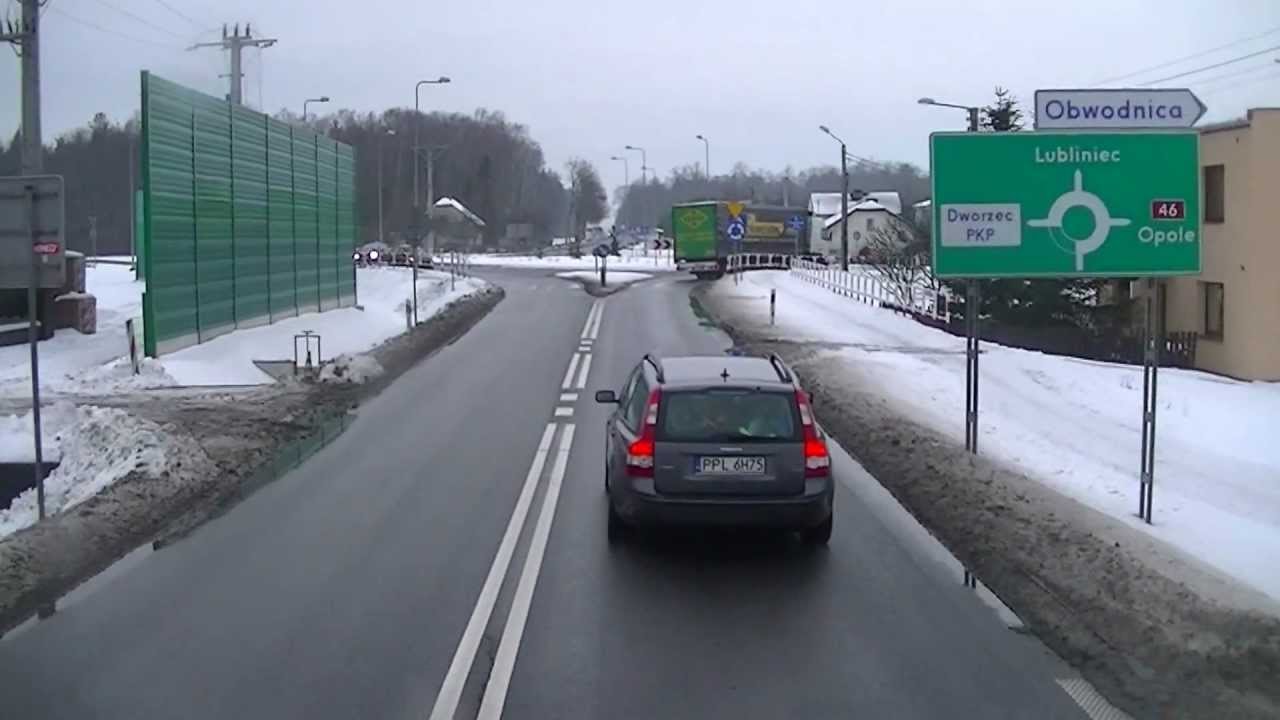 Czestochowa Richtung Opole Durch Lubliniec Polen Mit Lkw Unterwegs Truck Mts Youtube