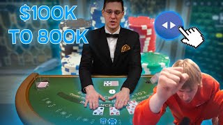 $100K TO $800K BLACKJACK SESSION! (HUGE COMEBACK)