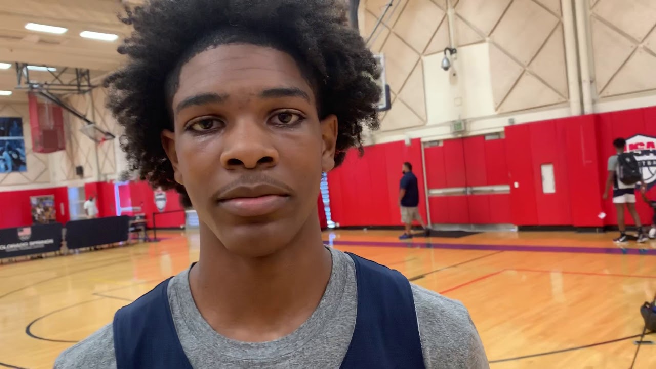 Scoot Henderson talks about his first trip to USA Basketball YouTube