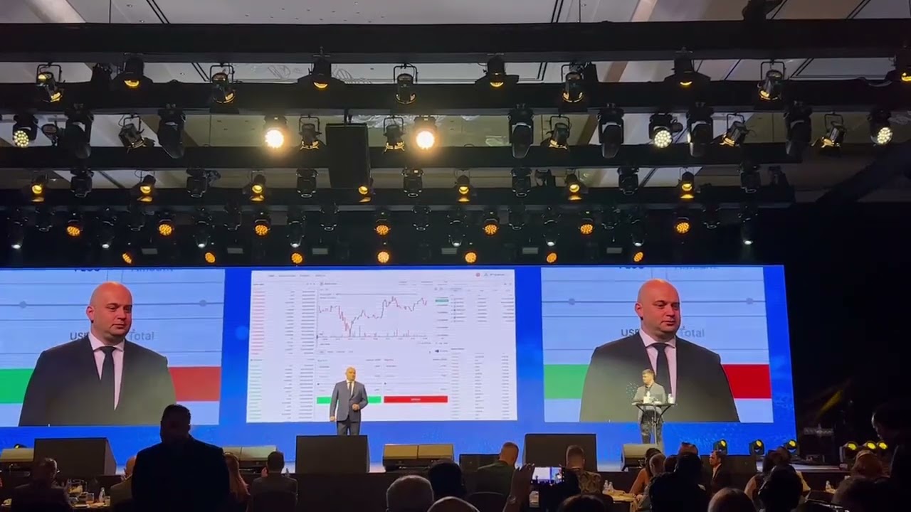 Alex's presentation of the beta version of the project's own exchange