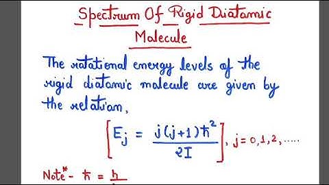 Rotational Spectra Part 4