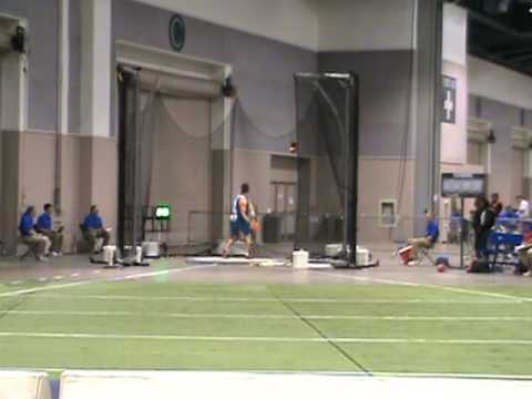 Jason Stomps – 21.55m Weight Throw – D2 Indoor National Championships