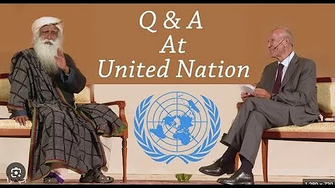 Sadhguru at United Nation
