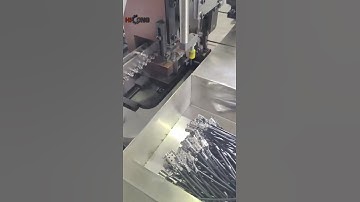 Fully automatic terminal crimping machine  #cablewirestrippingmachine #factory #copper