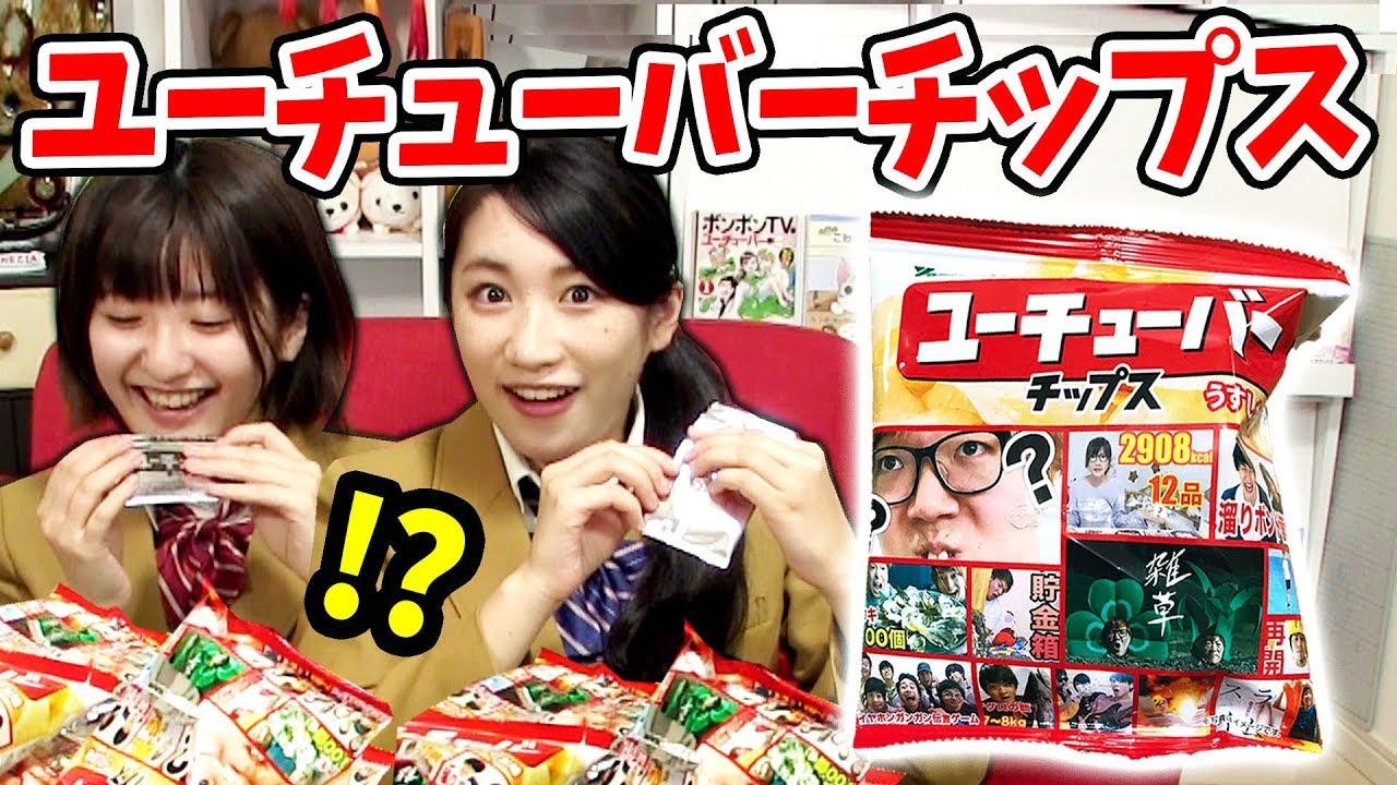 大興奮】ユーチューバチップス1箱開封が楽しすぎwww【YouTuber