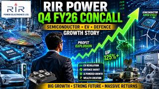 RIR Power Electronics Q4 FY26 Concall Hindi | Semiconductor, EV & Defence Growth Story | Analysis