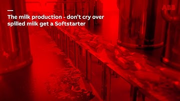 ABB Softstarters - the milk production
