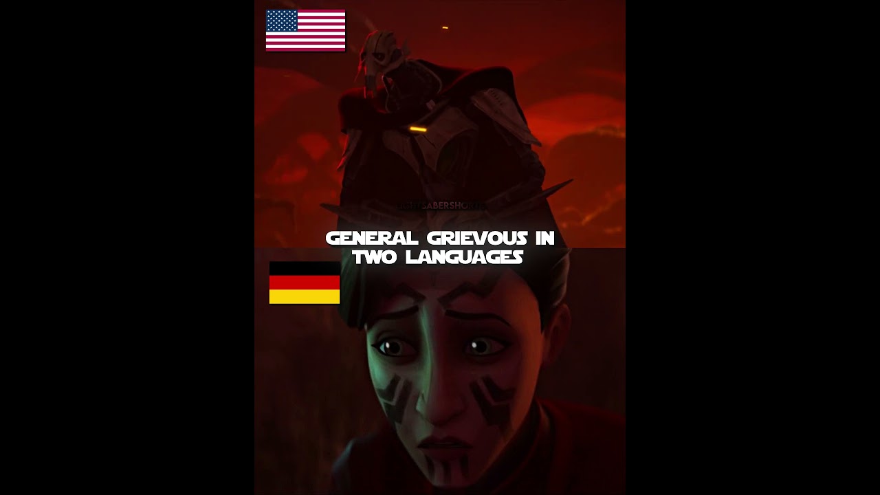 General Grievous in German 💀🤯
