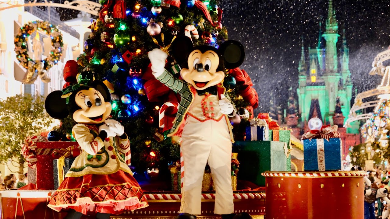 Mickey's Once Upon A Christmastime Parade 2022 Complete Show in 4K ...