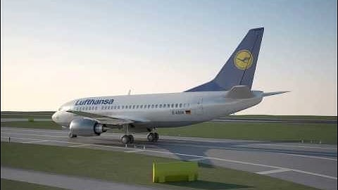 boeing 737 500 lufthansa 3D model from CGTrader.com