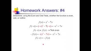 Analyzing Graphs of Polynomial Functions: Problem Set #2