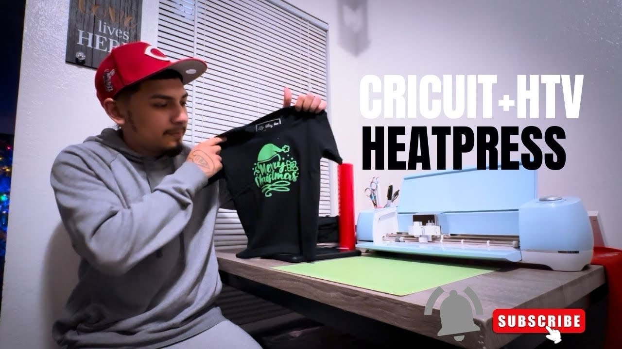 How to Make a shirt with Cricut +HTV +Heatpress - YouTube