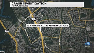Man injured after collision with police officer in Newport News