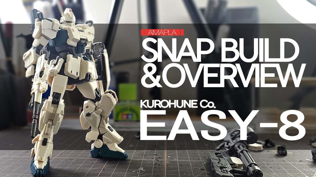 흑선모형-EASY-8 가조립, 둘러보기, 리뷰 (KUROHUNE-EASY-8 SNAP BUILD