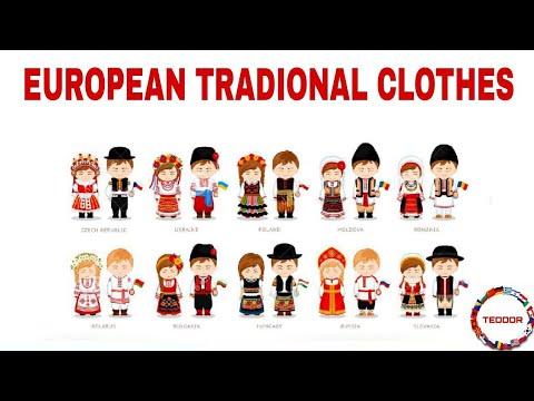 Traditional clothing in European Countries