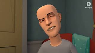 Clic Caillou Gets Grounded On Christmas Eve