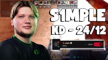 S1MPLE (3K+ ELO) 24 KILLS OP INFERNO - FACEIT LVL 10 - V-COMMS CS2 #cs2 #csgo #gaming #s1mple