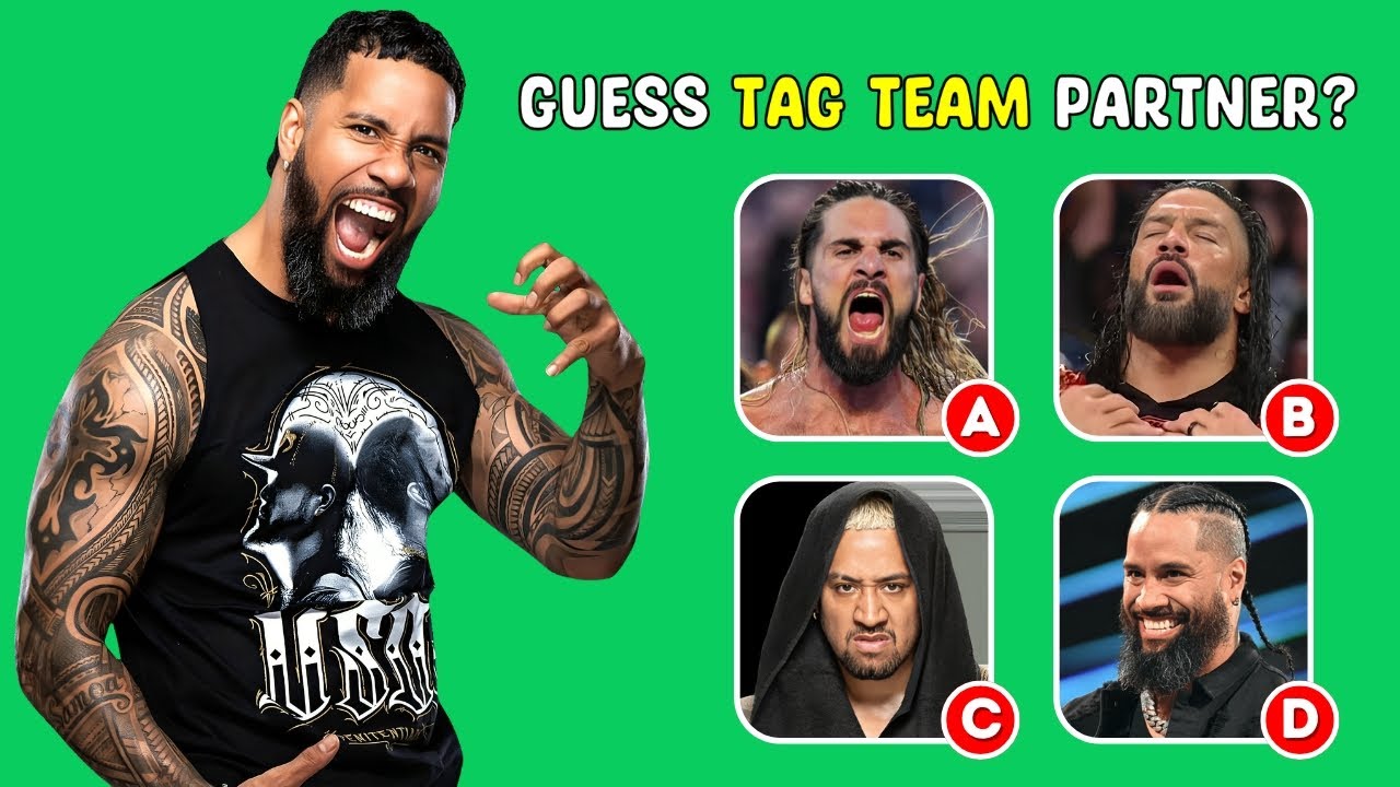 Сможете ли вы угадать партнёра этого рестлера по команде WWE? 🤔✅