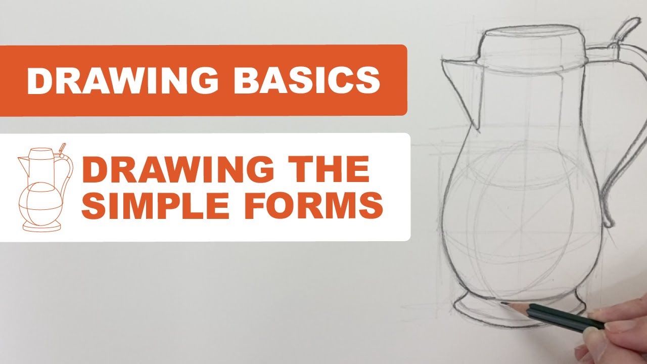 Drawing basics: Drawing the simple forms - YouTube