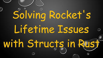 Solving Rocket