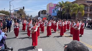 រាំវង់ Romvong Team @Cambodia town parade Long Beach California 2024 khmer new years