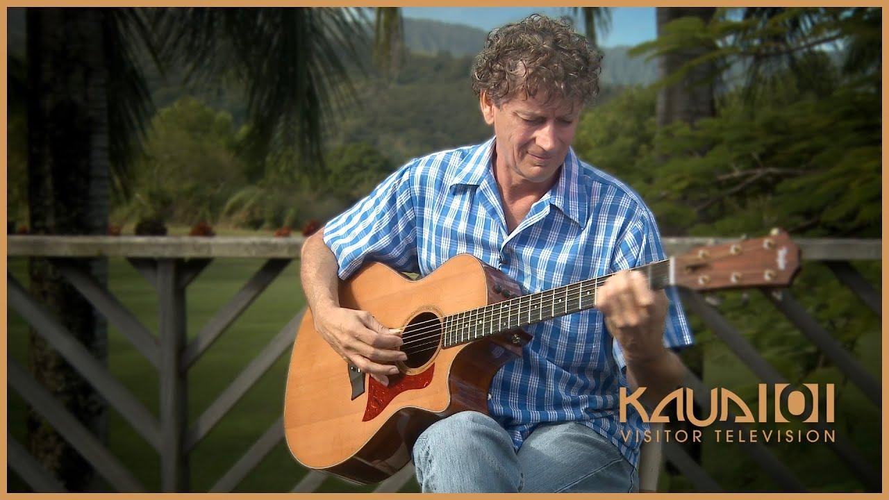 Jim "Kimo" West Plays Nani Kauai on Slack Key Guitar