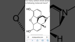 Mcat organic chemistry practice question.