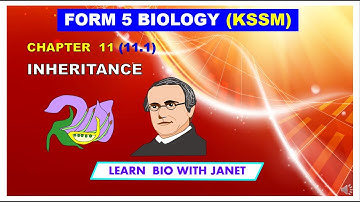 Biology Form 5 (KSSM) Chapter 11 INHERITANCE 11.1 part I