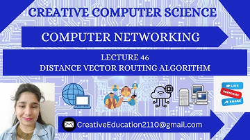 46. Distance Vector Routing algorithm || Network Layer || Computer Networking 🌐.