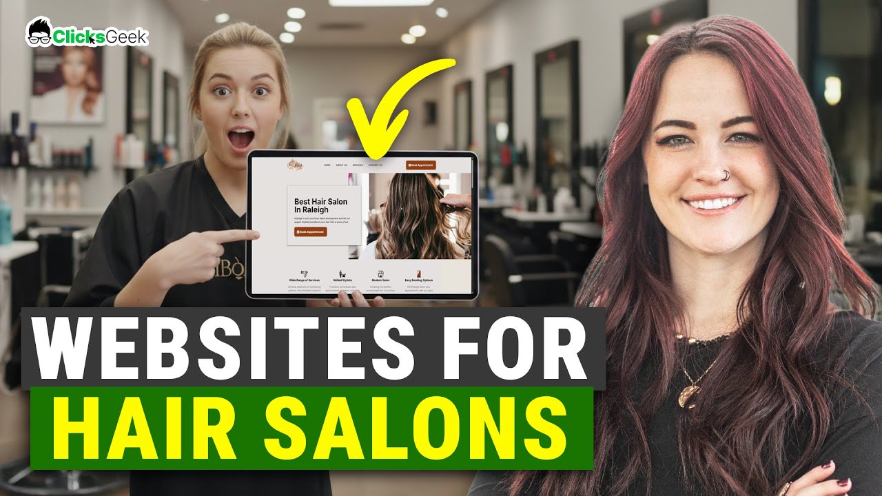 Веб-сайты для парикмахерских | Веб-дизайн для парикмахерских | Маркетинг для парикмахерских