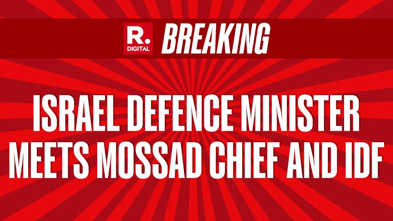 Breaking News: Israel Defence Minister Meets Mossad Chief And IDF | Hezbollah | Hasan Nasrallah