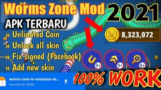 Worms Zone Mod Apk Terbaru 2021 | V.3.0.1_c Unlimited Coin | FIX Signed❗ screenshot 2