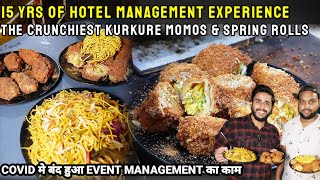 Best Kurkure Momos &  Kurkure Spring Rolls in Delhi | Delhi Street Food