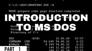 Introduction to MsDos | Terms in Dos | Booting | Command line interface