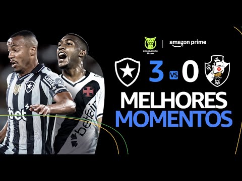 BOTAFOGO 3 x 0 VASCO | MELHORES MOMENTOS | CAMPEONATO BRASILEIRO 2025