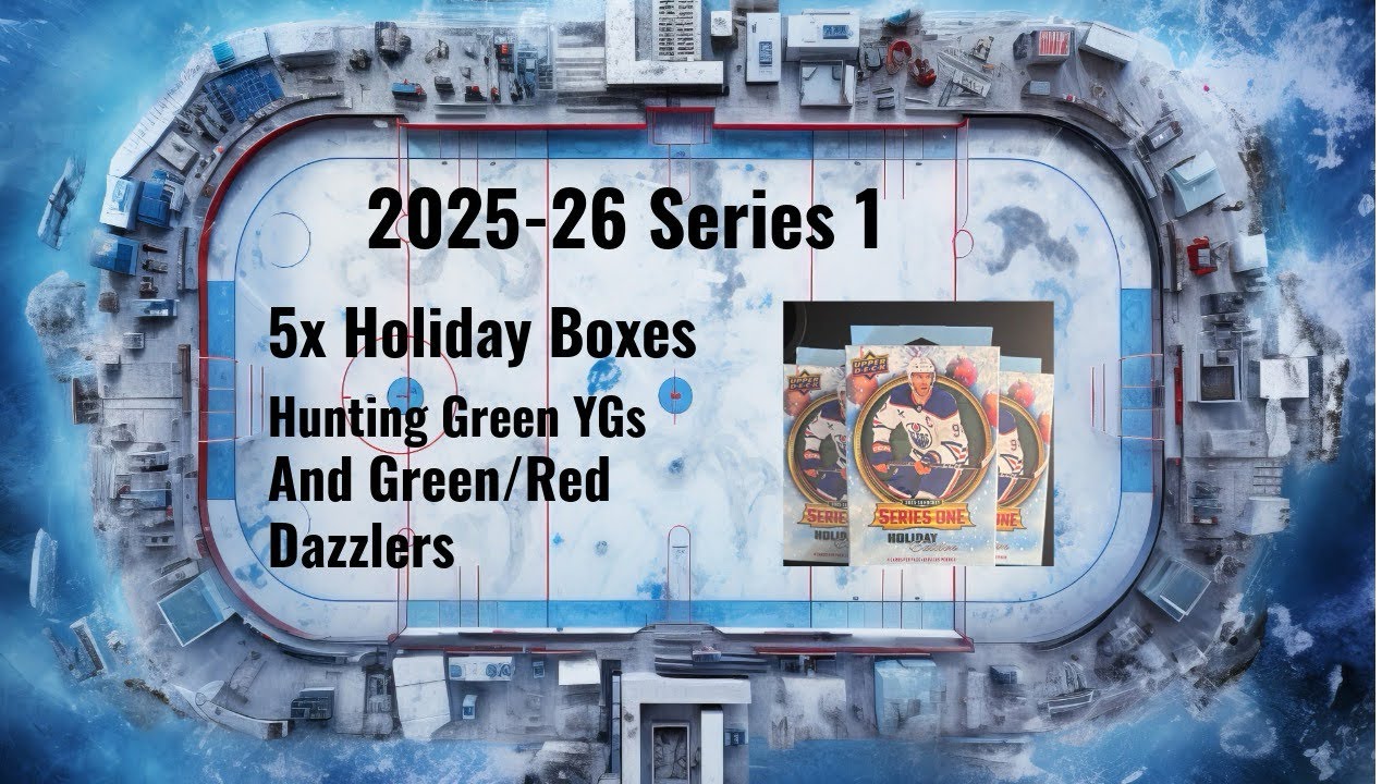  Let’s look at 5 2025-26 series 1 holiday boxes. These boxes were all over the place!
