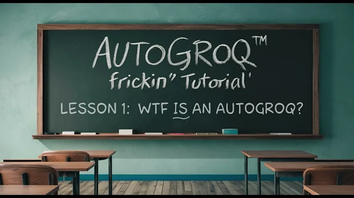 AutoGroq™ Tutorial Series : Lesson 1 - What IS AutoGroq™?  AI agent generation and Autogen explained