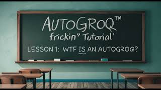AutoGroq™ Tutorial Series : Lesson 1 - What IS AutoGroq™?  AI agent generation and Autogen explained screenshot 5