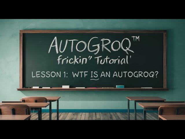AutoGroq™ Tutorial Series : Lesson 1 - What IS AutoGroq™?  AI agent generation and Autogen explained class=
